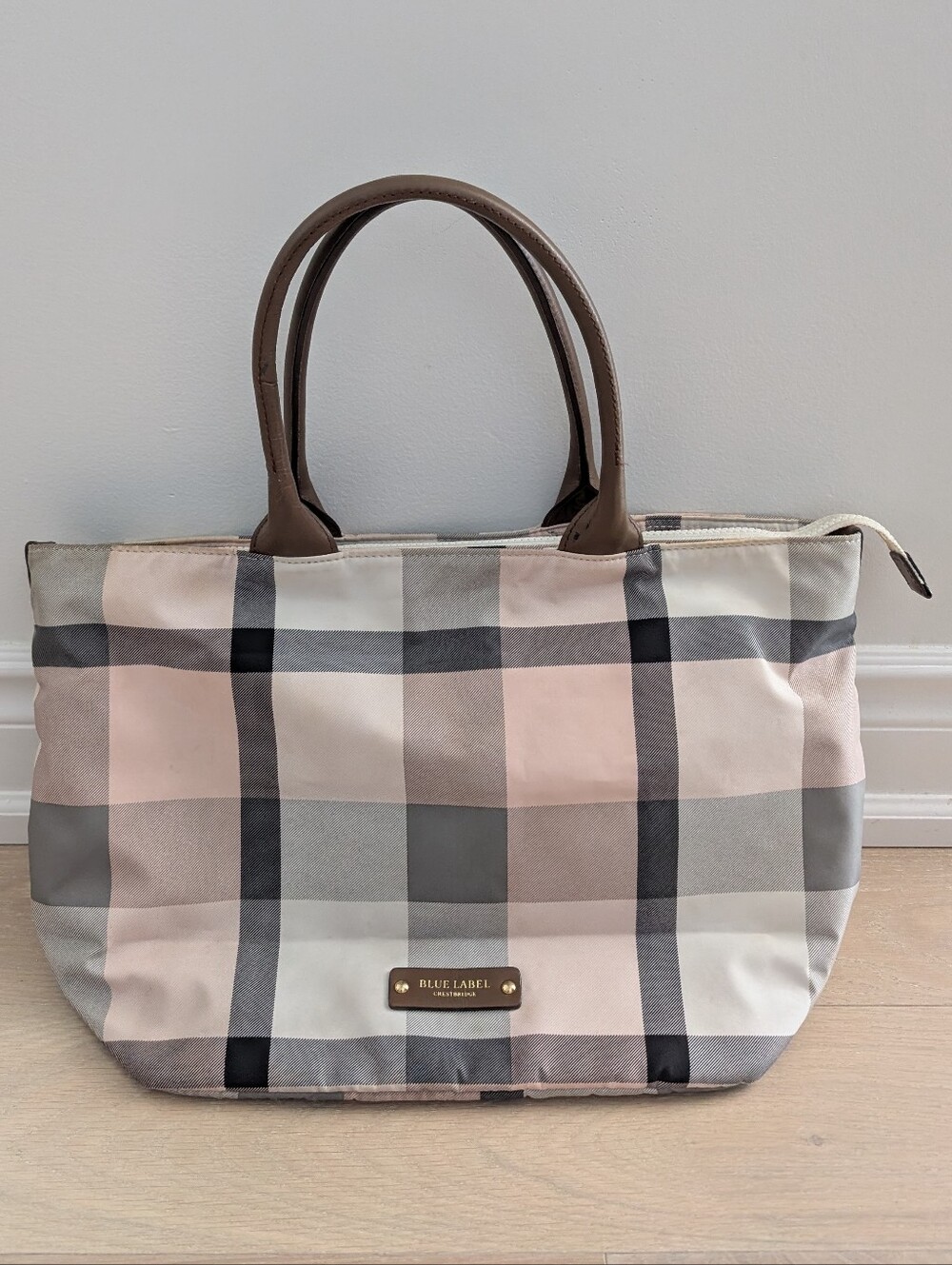 Authentic Burberry Blue Label Crestbridge tote bag